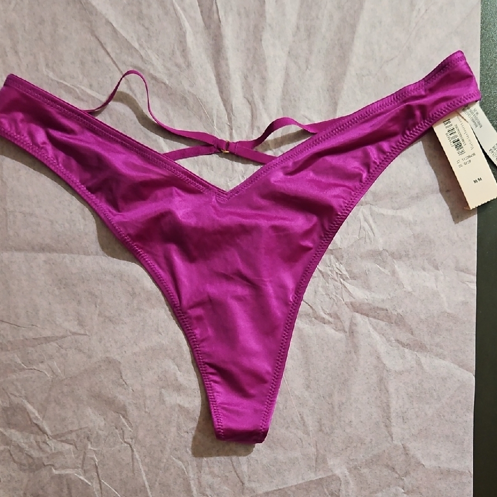 Victoria's Secret Fushia High-leg  Thong